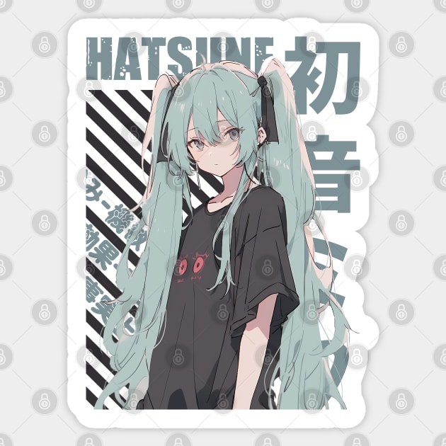 Vocaloid - Hatsune Miku #03 Sticker by Recup-Tout